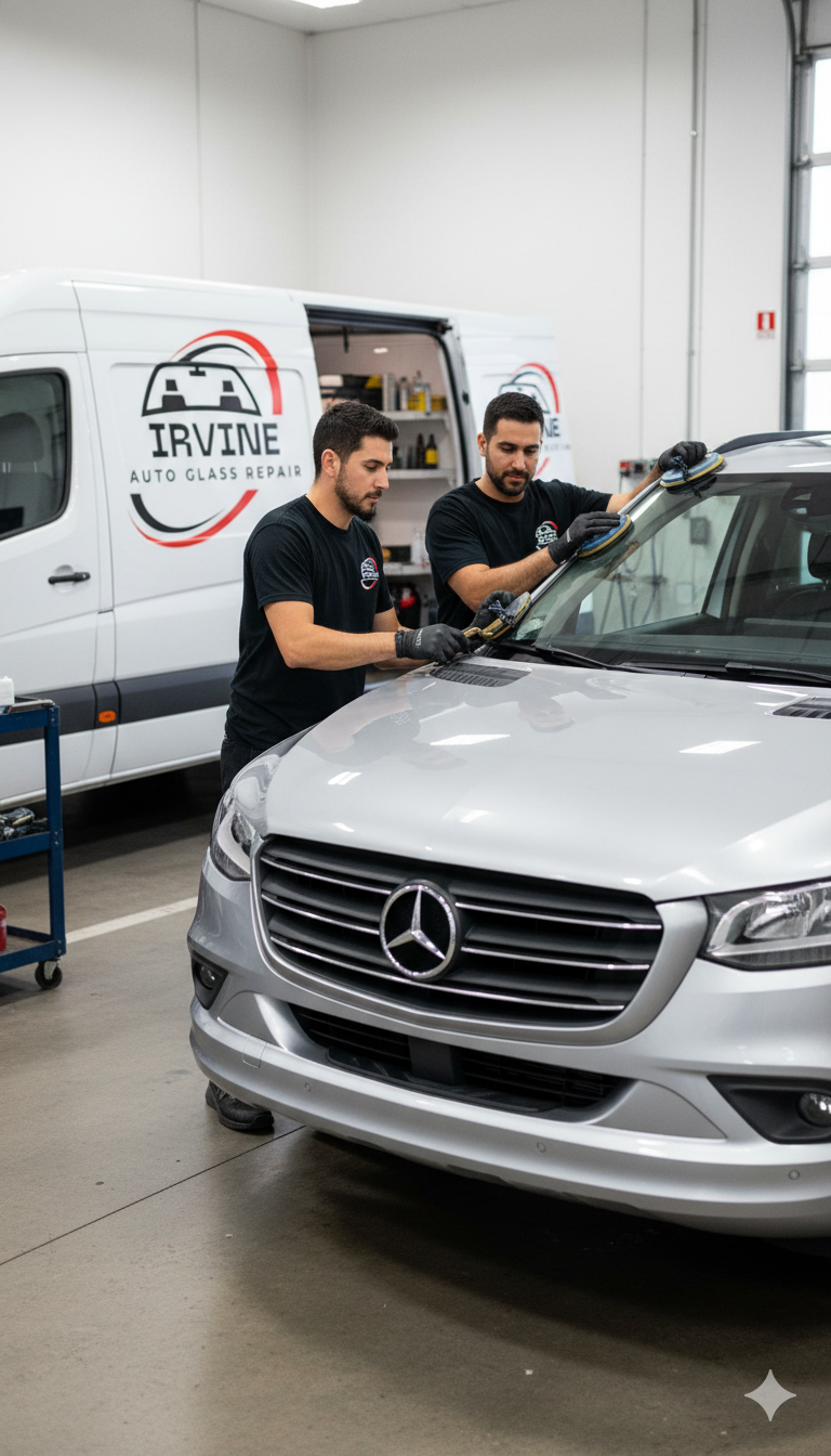 Windshield repair and replacement near Irvine CA